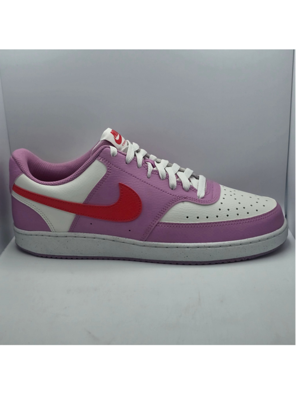 Women's Nike Court Vision Sneakers Pink and White 12 women's